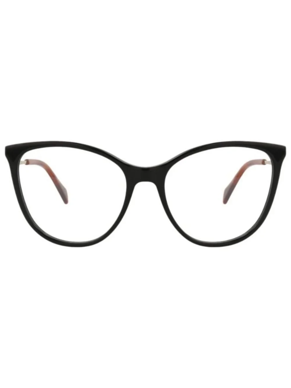 New Gucci Womens Cat Eye Black Gold Transparent Fashion Designer Eyeglasses